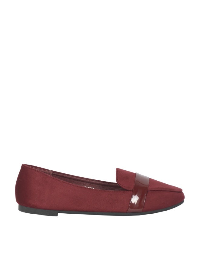 Better Women's Ballerina Shoes Maroon - Image 1