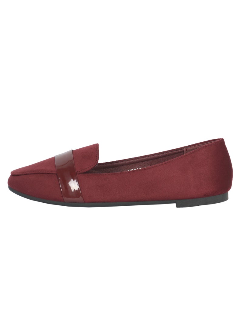 Better Women's Ballerina Shoes Maroon - Image 3