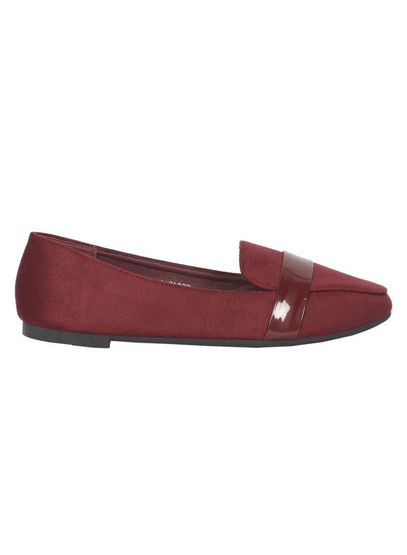 Better Women's Ballerina Shoes Maroon - Image 4