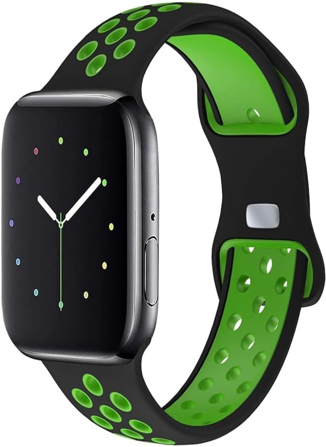 Noy - NOY Sport Bands Compatible with Apple Watch Bands 38mm 40mm 41mm 42mm 44mm 45mm 49mm, Breathable Soft Silicone Sport Women Men Replacement Strap Compatible for iWatch Series 8/7/6/5/4/3/2/1/SE/Ultra - Image 1