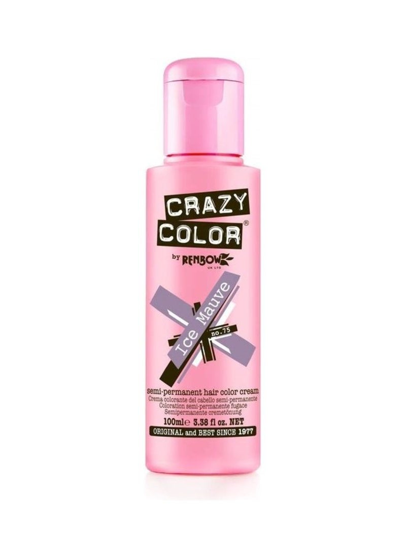 Crazy Color Semi Permanent Hair Dye No 75 Ice Mauve 100ml - pzsku/ZD265BCED33F5C2501A5AZ/45/_/1709897035/d3a6bffd-0638-4244-a4eb-47268800dfc7