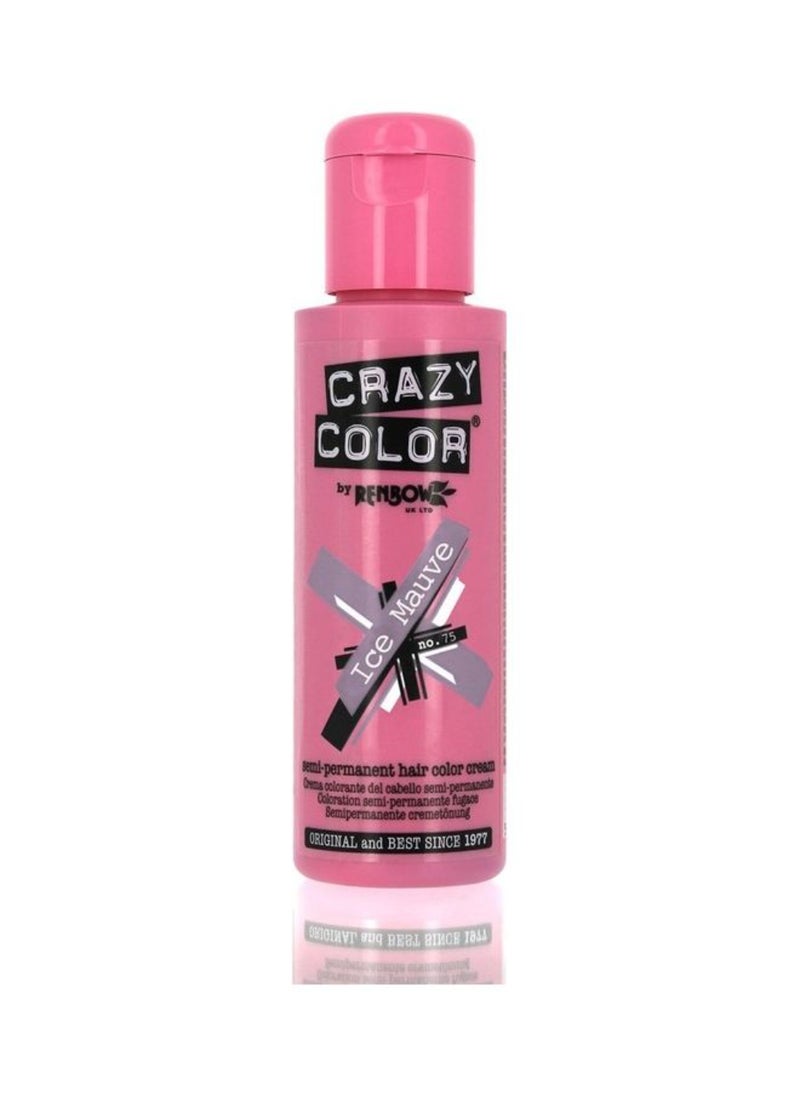 Crazy Color Semi Permanent Hair Dye No 75 Ice Mauve 100ml - pzsku/ZD265BCED33F5C2501A5AZ/45/_/1709897372/e917c16f-caeb-450d-b842-bfab8626e12d