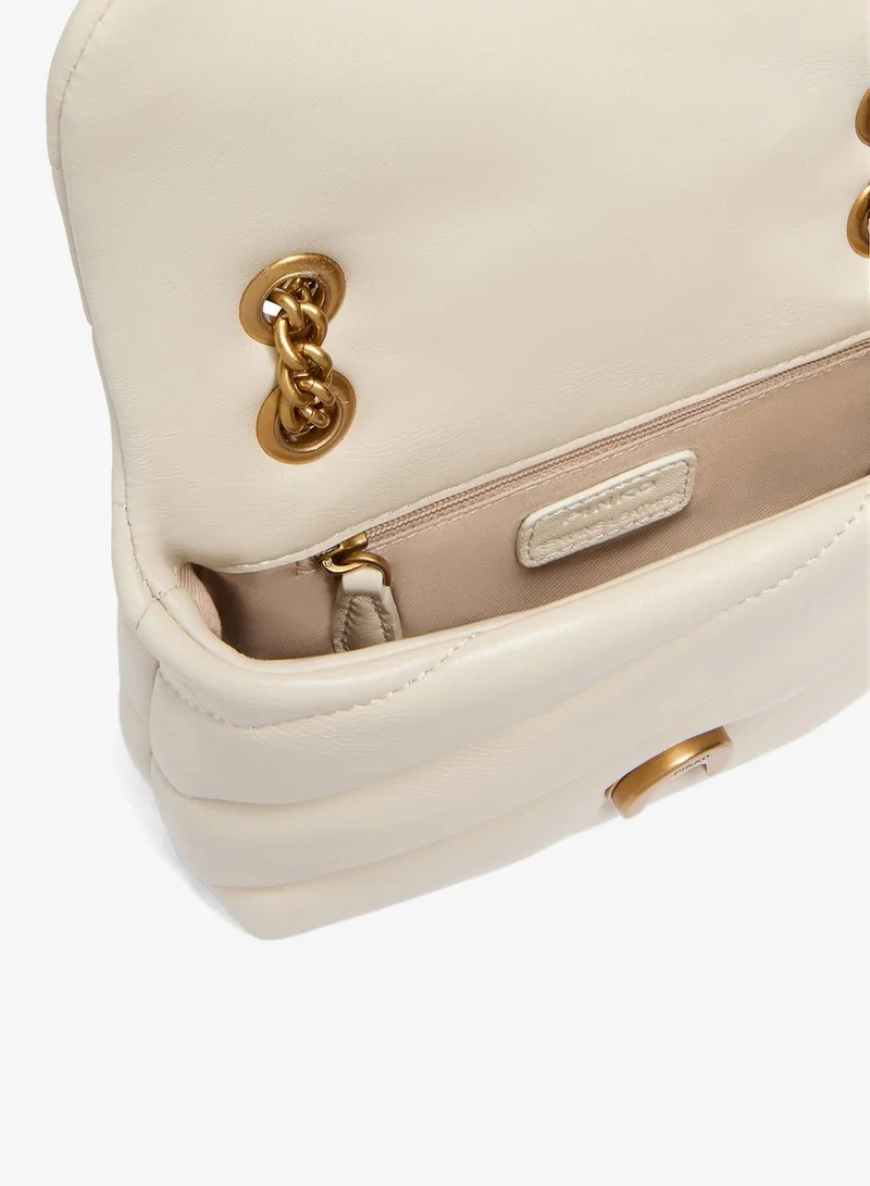 Pinko  Mini Puff Maxi Quilt Love Bag for Women | Best Price UAE