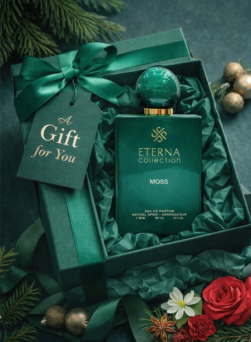 Divina Eterna Collection Moss Eau De Parfum 100ml – Cardamom, Bergamot, Orange, Rose, Patchouli, Saffron & Anise Blossom | Long Lasting Unisex Perfume - Image 4