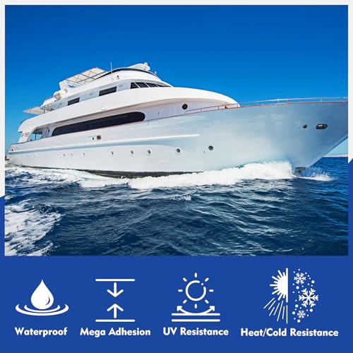 YumCraft Marine Fiberglass Boat Repair Kit, 100ml Gel Coat Repair Kit for Boats, Fiberglass Repair Kit for Boats, Epoxy Resin Glue Filler Fix Scratch, Crack, Hole, Pit, Suitable for Porcelain Acrylic(White) - Image 3