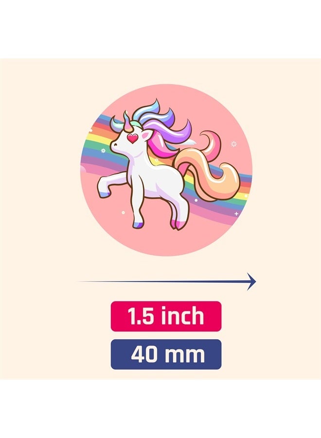 TownStix 40 Sheets - Unicorn Stickers for Party Bags - 400 Stickers, 1.5" - Image 4