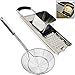 KEISSCO KEISSCO Premium Grade Stainless Steel Spaetzle Maker with Comfort Grip Handle, Stainless Steel Spider Strainer Skimmer  - Image 2
