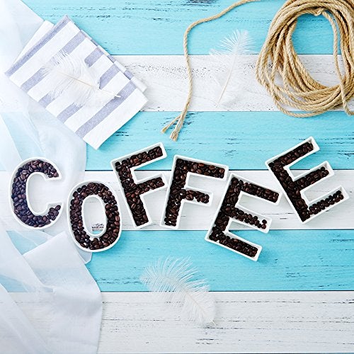 Coffeezone Small Candy Dishes in Porcelain Name Letters for House Party Decor and Gifts (Letter K) - Image 5