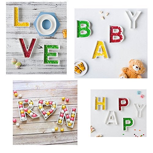 Coffeezone Small Candy Dishes in Porcelain Name Letters for House Party Decor and Gifts (Letter K) - Image 4