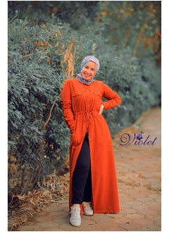 Puritopia Firebrick Maxi shirt dress  - Image 3