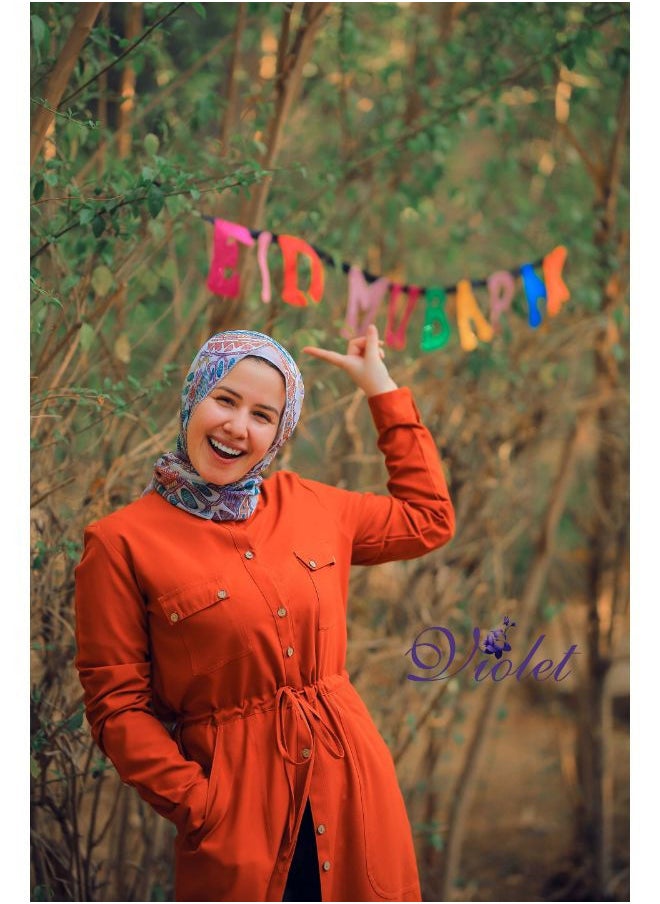 Puritopia - Firebrick Maxi shirt dress - Image 1