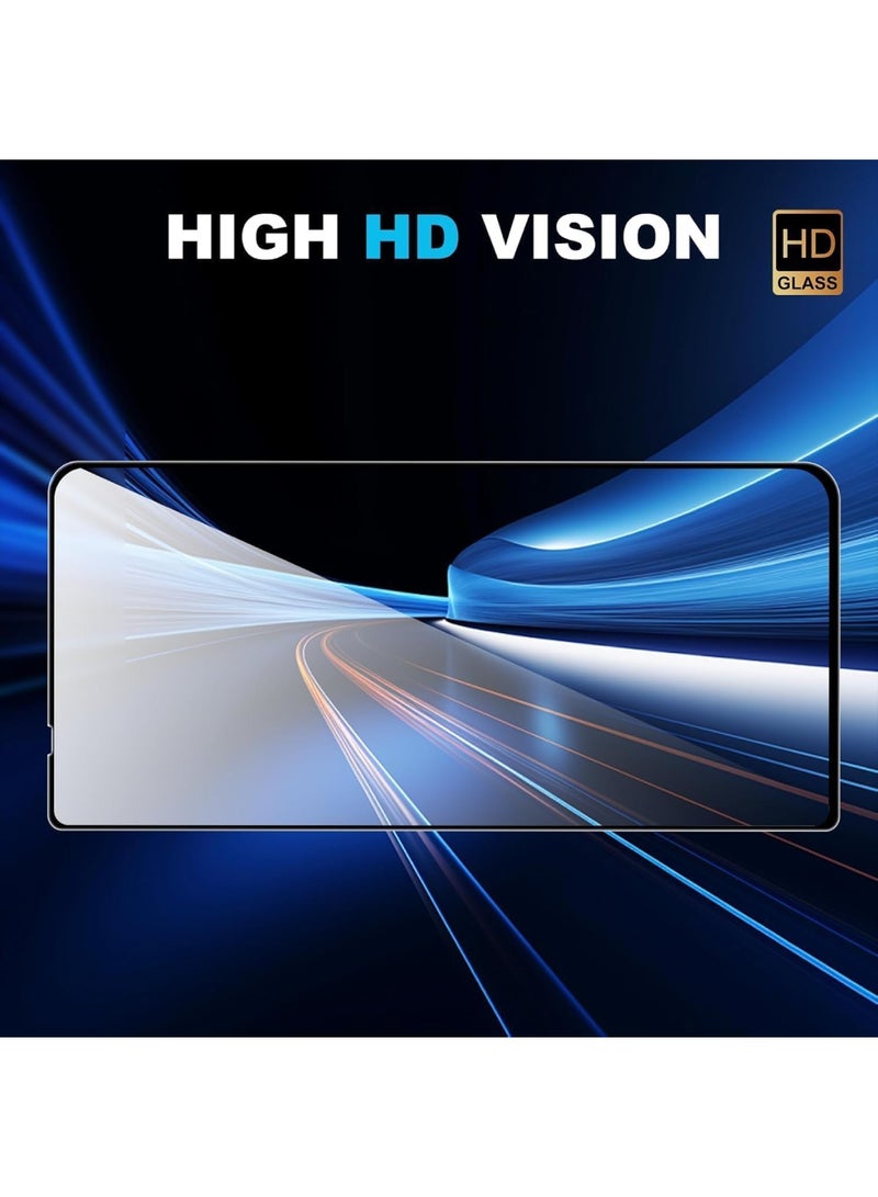 اووكاي [عبوة من قطعتين] واقي شاشة متوافق مع هاتف Honor Magic V5 5G، عبوتان من غشاء زجاجي مقسّى مضاد للخدش + عبوتان من واقي عدسة الكاميرا، مقاوم للخدش، خالٍ من الفقاعات، مناسب للجرابات، بصلابة 9H. - Image 3
