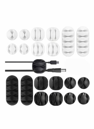 20 Pack Multipurpose Cable Clips Holders Self Adhesive Cord Holders Desk Cable Management Clips Wire Holder for Organizing Cables Cords and Wires Home and Office - pzsku/ZD266286D95B728EE51C1Z/45/_/1684914393/b7a47fd4-2fd4-4acc-af80-5991cf52361c
