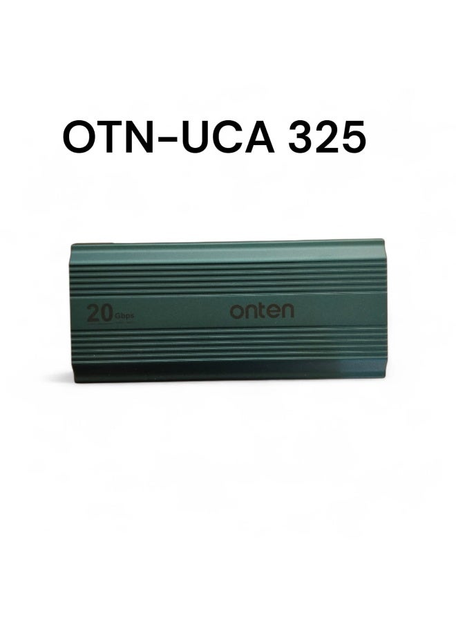 أونتن غطاء محرك أقراص Onten OTN-UCA325 M.2 NVMe SSD، USB 3.1 Type-C، علبة خارجية عالية السرعة 20 جيجابت في الثانية - Image 3