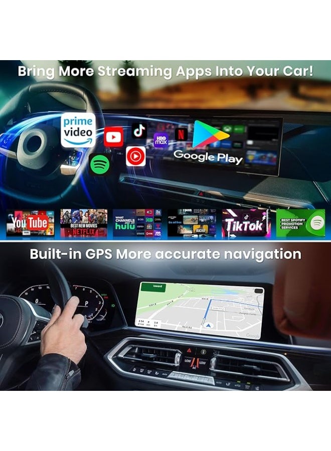 MMB MAX جهاز CarPlay AI لسيارات BMW مع تحديث OTA، نظام أندرويد 13، ذاكرة 8GB + سعة 128GB، معالج ثماني النواة، يدعم Android Auto، شريحة SIM وبطاقة TF، تشغيل Netflix وYouTube وDisney+ وHulu وGPS ومتجر Play والمزيد - Image 2