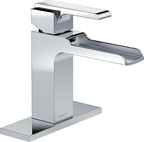 Delta Ara Single Hole Single Handle Waterfall Faucet Finish Chrome - Image 1
