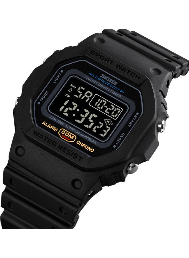 Men's Sports Water Resistant Digital Watch With Alarm - Image 2