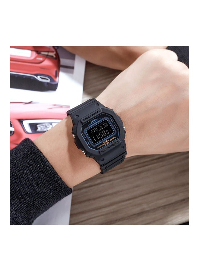 Men's Sports Water Resistant Digital Watch With Alarm - Image 4