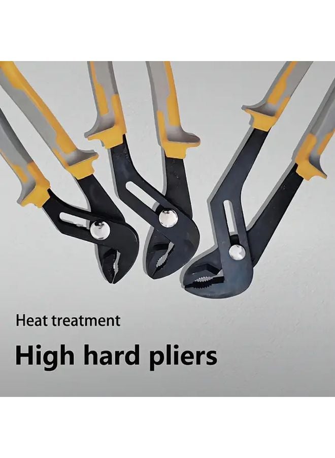 10 Inch Heavy Duty Adjustable Water Pump Pliers Chrome Vanadium Steel Ergonomic Handle - Image 5