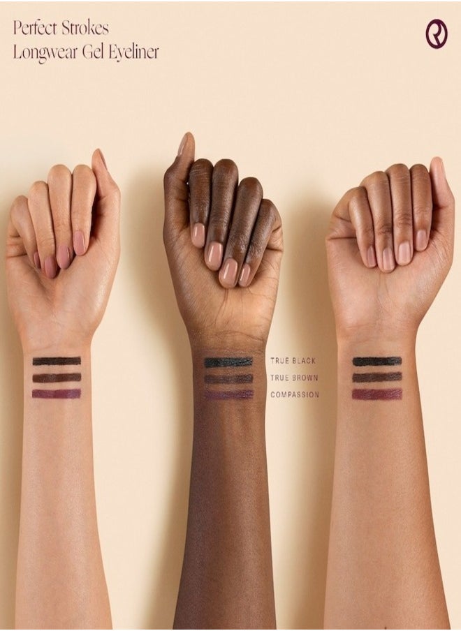 Rare Beauty - Rare Beauty by Selena Gomez Perfect Strokes Longwear & Waterproof Gel Eyeliner True Brown 0.25g - Image 1
