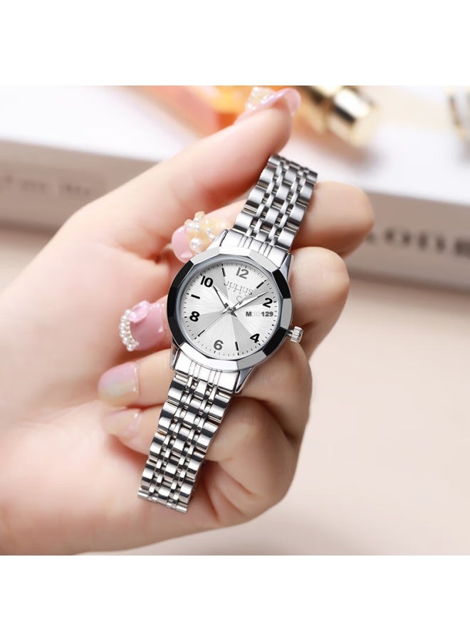 Julius Women's Quartz Calendar Watch Silver Ja-1471a - Image 4