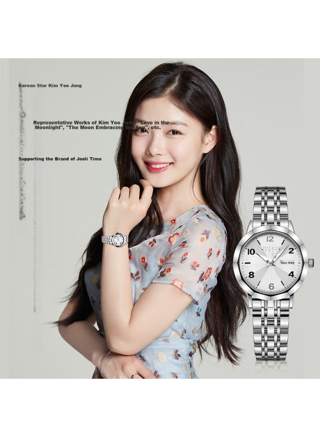 Julius Women's Quartz Calendar Watch Silver Ja-1471a - Image 2