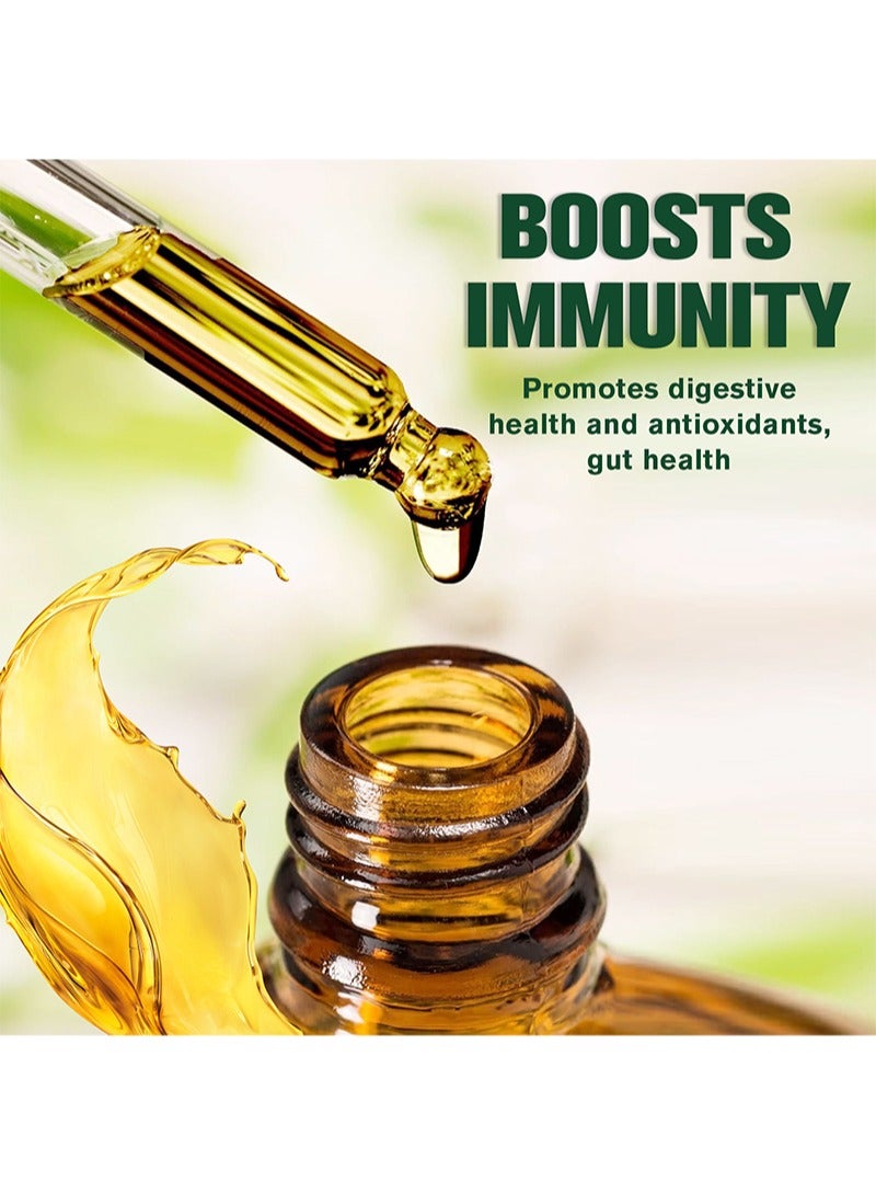 LUNOON Organic Oil of Oregano Seasonal Drops 60ml, Concentrated Plant Based Immune Support - Organic, Non-GMO, Vegan and Gluten Free Herbal Supplements - Image 4