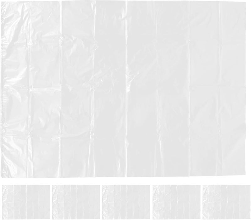6pcs Large Clear Plastic Bags 59.84x39.37 Inch Luggage Cover - Reusable Giant Storage Bags for Suitcase Furniture Chair Bike Suitcase Clothes Packing - Image 1