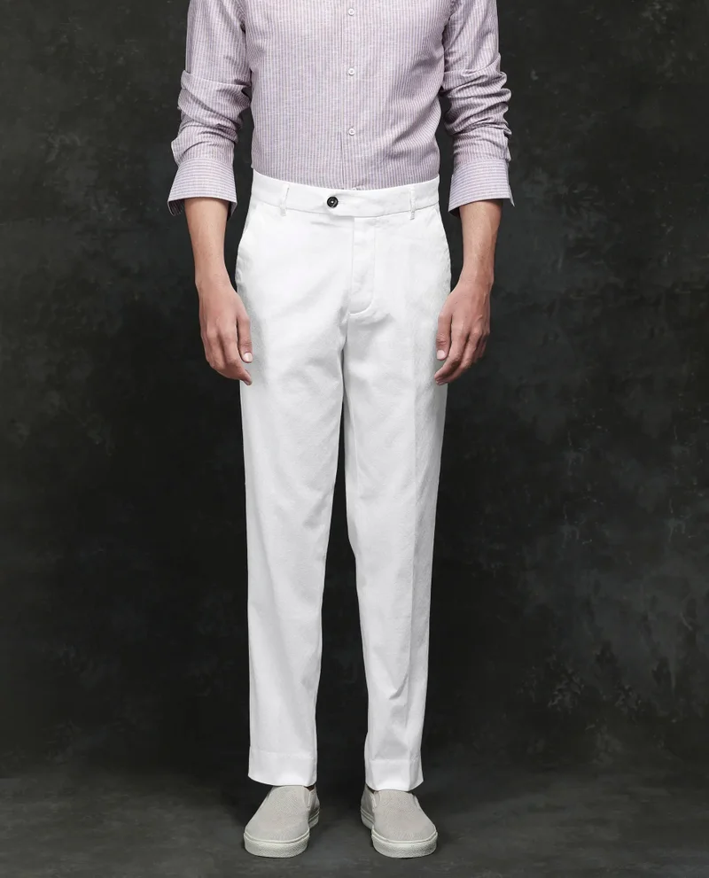 رير رابِت Men's Jacquard Casual Trousers