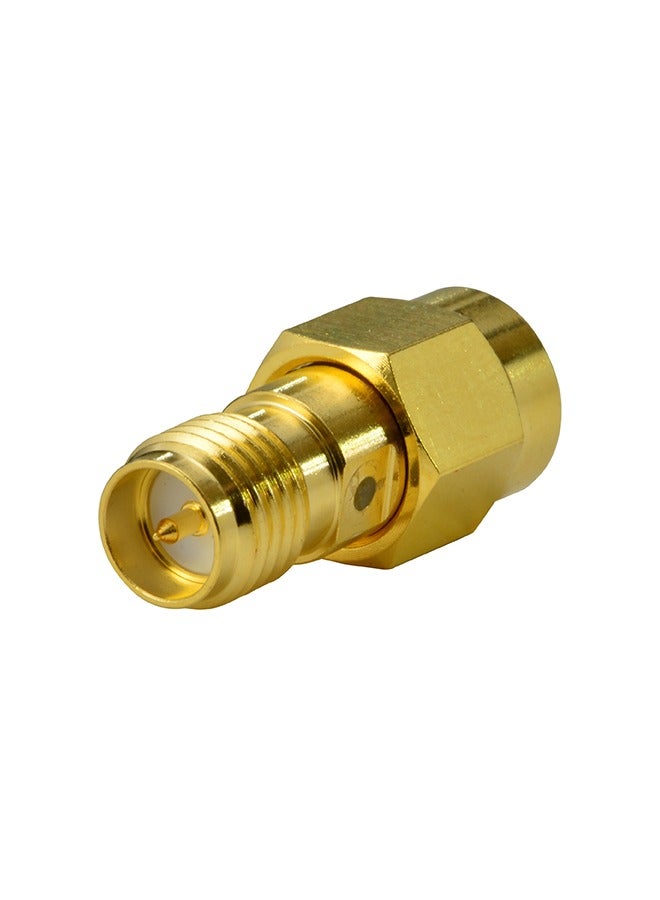 Taimi SMA Male Plug to RP-SMA Female RF Straight Connector Gold Plating Adapter 