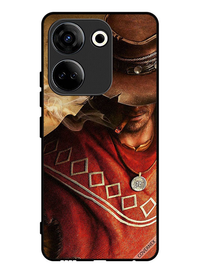 Covernex Protective Case Cover For Tecno Camon 20 Stylish Hat Man - Image 1