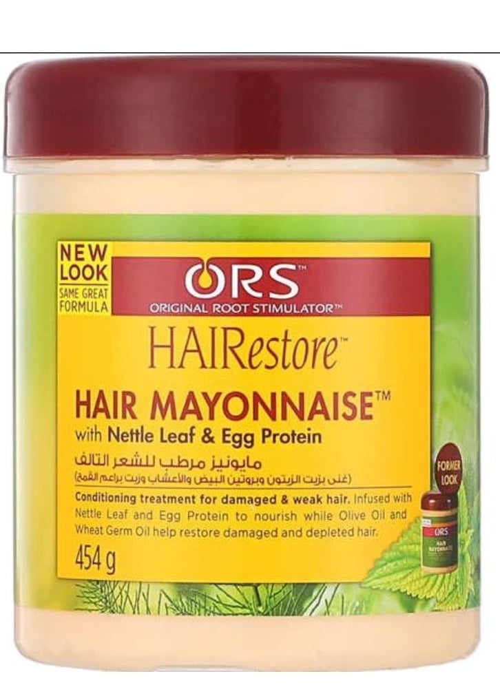 ORS ORS Hair Restore Hair Mayonnaise With Nettle Leaf & Egg Protein 454G  - Image 1
