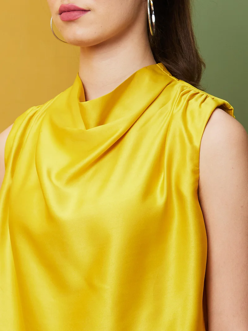 globus Women Gathered Party Top