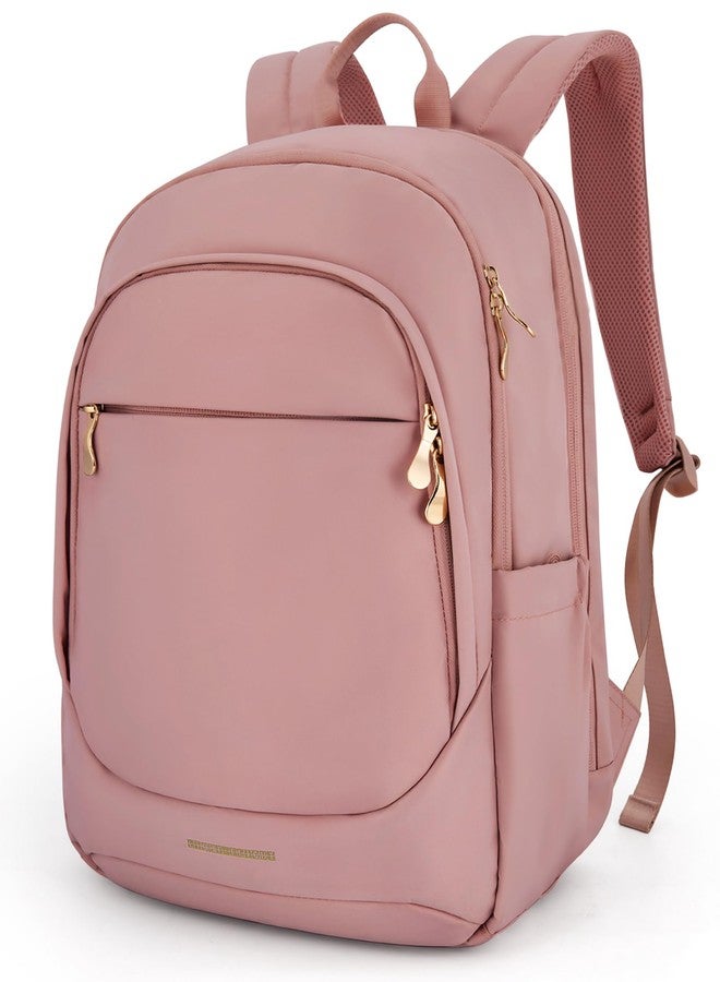 LIGHT FLIGHT Laptop Backpack Laptop Backpack for Women Travel Laptop Bag School College Large, 07-dull Pink, 15.6 Inch, Travel Laptop Backpack - Image 1