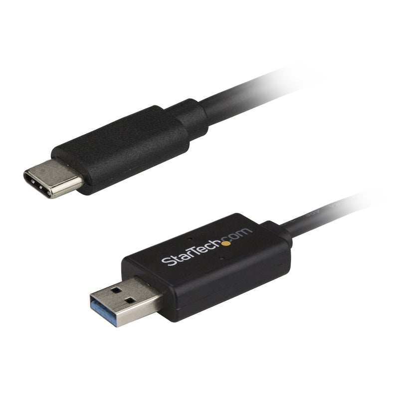 StarTech.com USB C to USB Data Transfer Cable, Mac/Windows, USB 3.0, Windows Easy Transfer Cable, Mac Data Transfer, 2m (6ft) (USBC3LINK) - Image 5