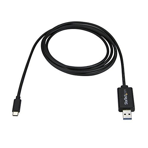 StarTech.com USB C to USB Data Transfer Cable, Mac/Windows, USB 3.0, Windows Easy Transfer Cable, Mac Data Transfer, 2m (6ft) (USBC3LINK) - Image 4