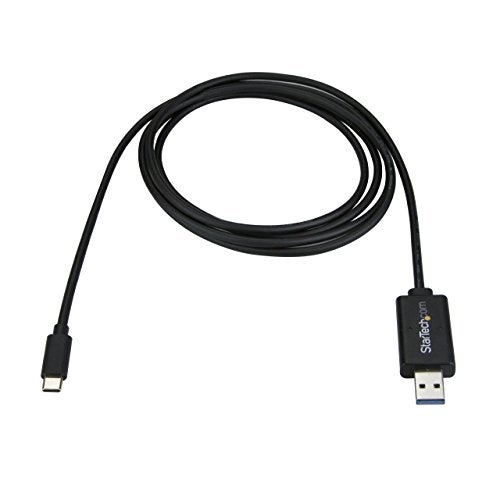 StarTech.com USB C to USB Data Transfer Cable, Mac/Windows, USB 3.0, Windows Easy Transfer Cable, Mac Data Transfer, 2m (6ft) (USBC3LINK) - Image 3