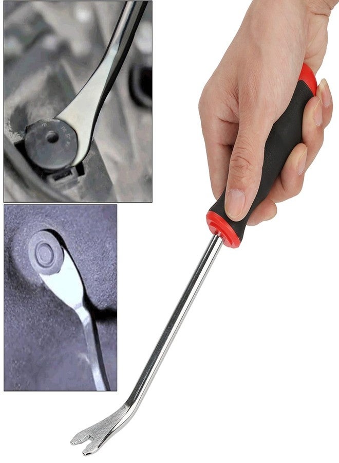 Kadimendium Tack Lifter Crowbar Pry Bar Staple Nail Rivet Puller Car Door Repair Buckle Trim Screwdriver Removal Pliers Rivet Demolition Remover Tool - Image 5
