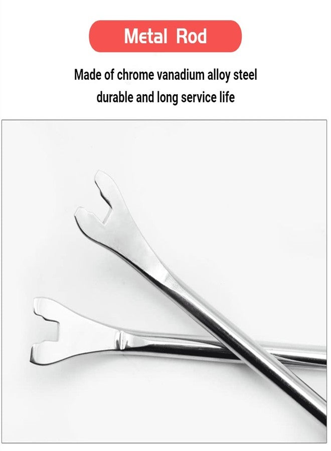 Kadimendium Tack Lifter Crowbar Pry Bar Staple Nail Rivet Puller Car Door Repair Buckle Trim Screwdriver Removal Pliers Rivet Demolition Remover Tool - Image 2