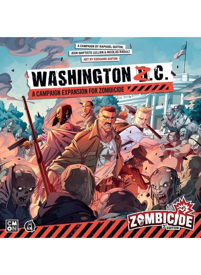CMON - Zombicide 2Nd Edition Washington Z.C. Board Game Expansion ; Strategy Board Game ; Cooperative Game For Teens & Adults ; Zombie Game ; Ages 14+ ; 1 6 Players ; Avg. Playtime 1 Hour ; Made By Cmon - Image 1