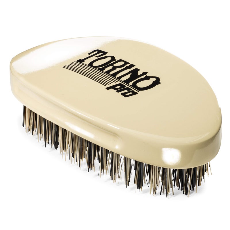 TORINO PRO WAVE BRUSHES BY BRUSH KING Torino Pro Wave Brush 1510  By Brush King  Curved Hard PalmMilitary 360 Waves