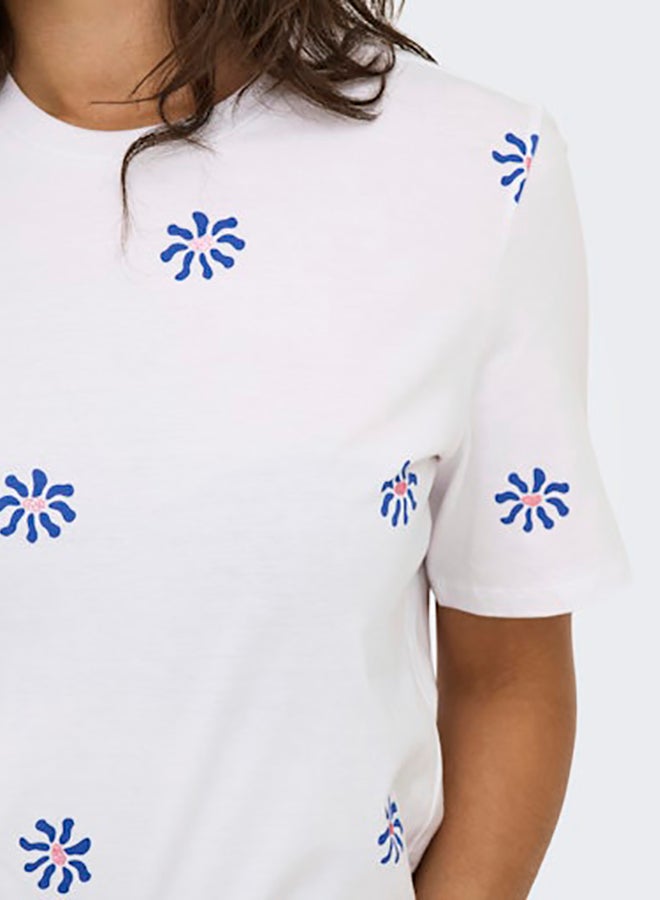 ONLY Onlrita S/S Flower Top Box Jrs - Image 3