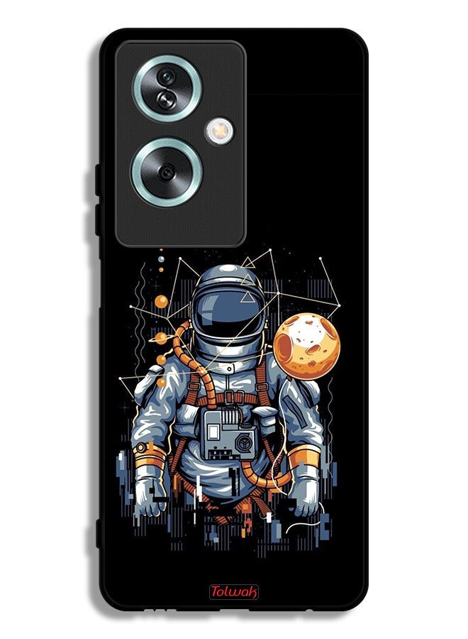 Tolwak Oppo A2 Protective Case Cover Astronaut Abstract Art - Image 1