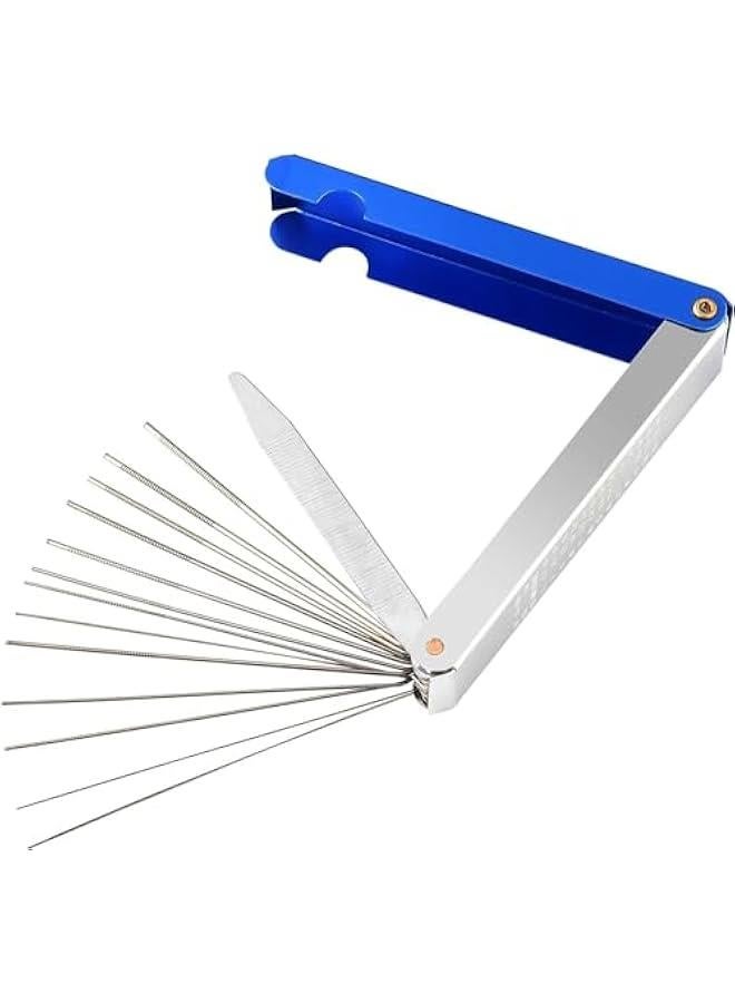 Generic Blue Needle File Set -Guitar Nut Slotting File Saw Rods Slot Filing Set -Needle File Set Replacement Tools -Luthier Replacement Tools Tip Cleaner Files, Guitar and Bass Accessories  - Image 2