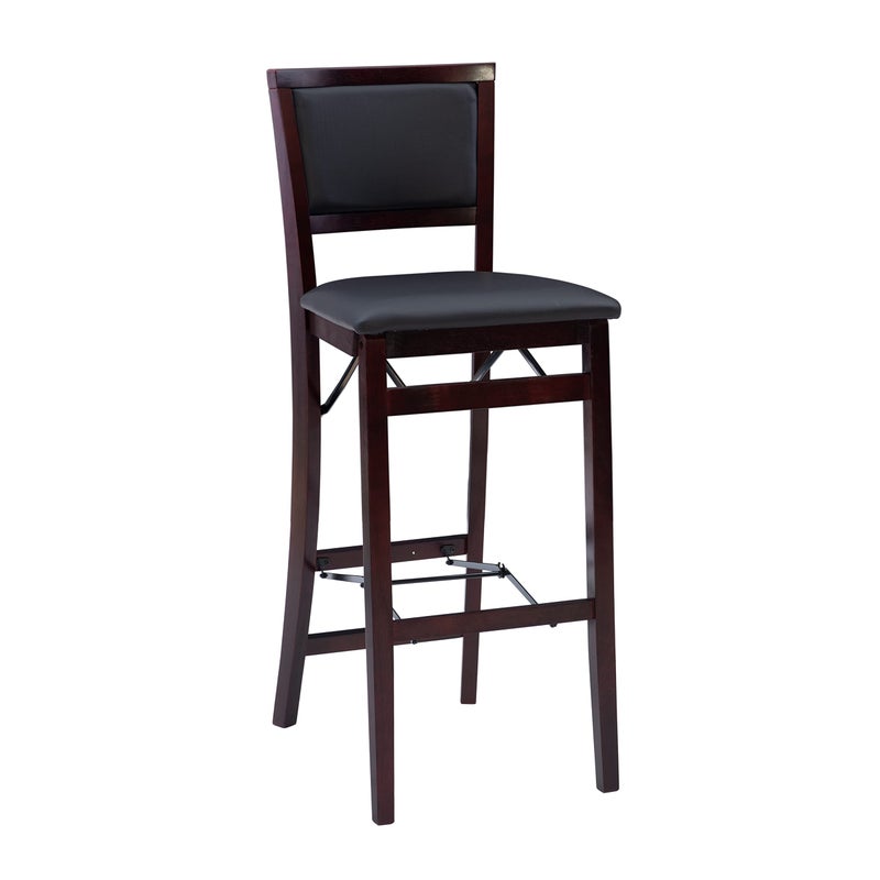 Linon Keira Pad Back Folding Bar Stool - Image 1