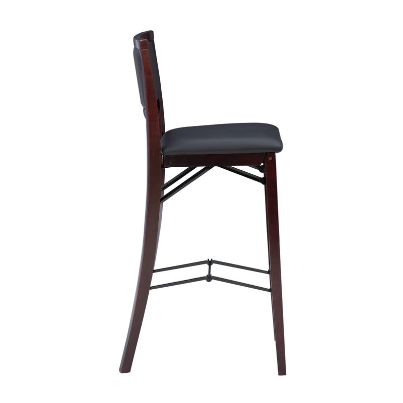 Linon Keira Pad Back Folding Bar Stool - Image 5
