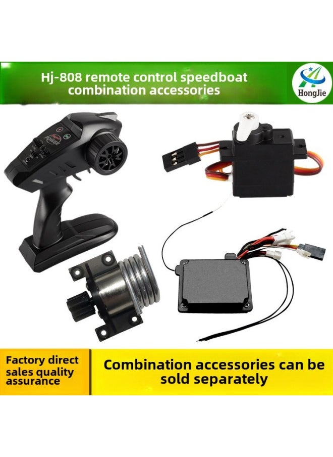 Hongxunjie HJ808 Remote Control Boat Water Toy Competitive Speedboat Nautical Model High-speed Yacht Toy Accessories-Specifications: Propeller Components  - Image 5