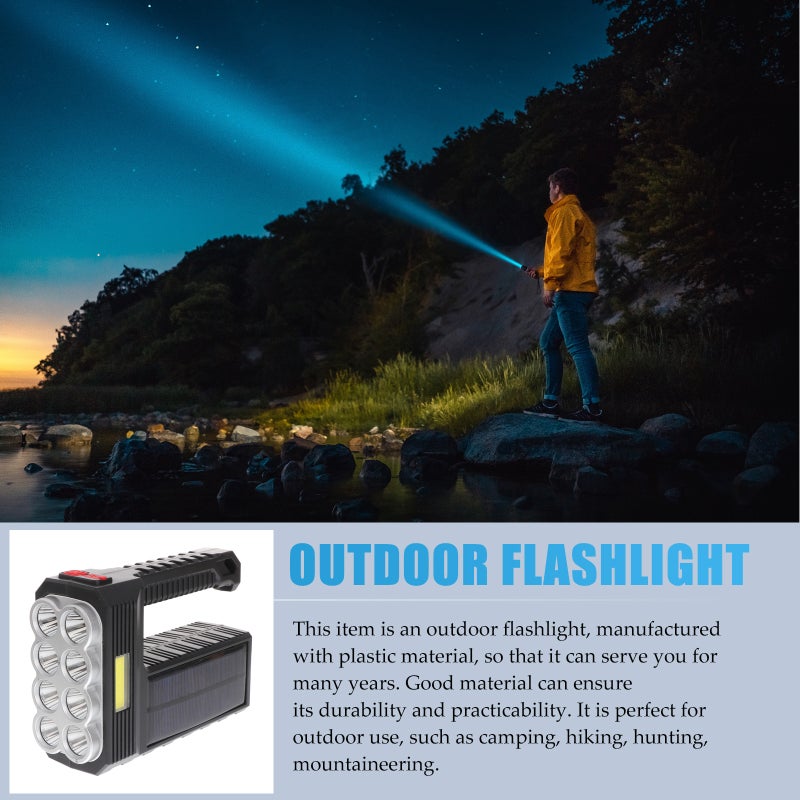 2pcs Solar Handheld Lamp Outdoor Work Light Camping Light Camping - Image 4