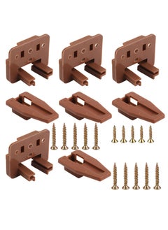Excefore 5 Pack Drawer Guide Kit, for Kenlin Rite-Trak II Plastic Drawer Slides Track Guide Replacement Furniture Parts for Center Mount Drawer, Dressers and Nightstand Drawer Systems  - Image 1