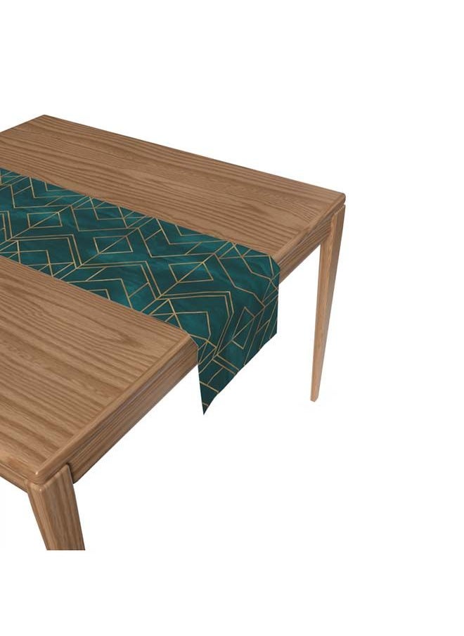 ART MOOD Golds Teal Runner  - Image 3